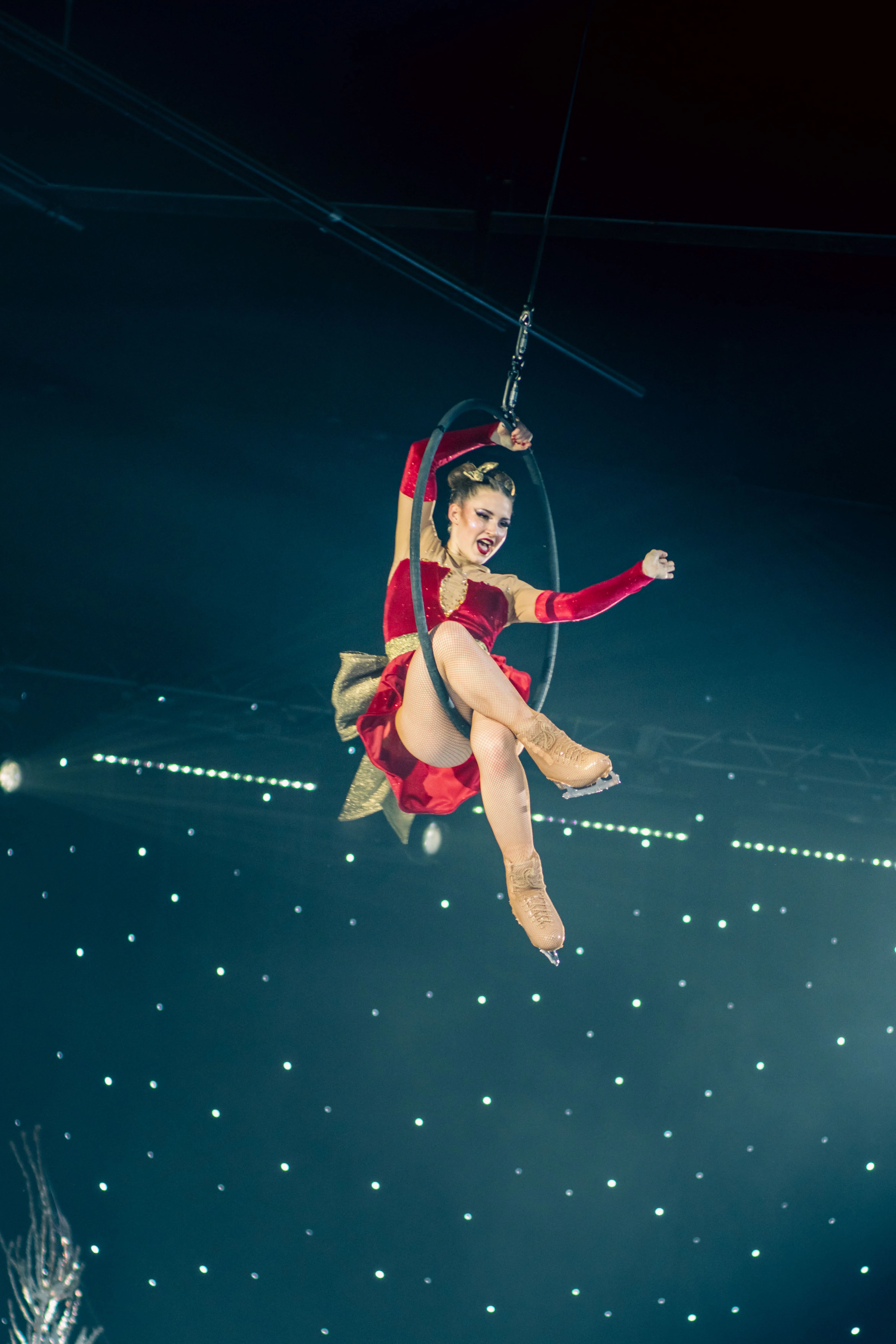 Captation événement Walibi - Scène complète vue depuis les gradins